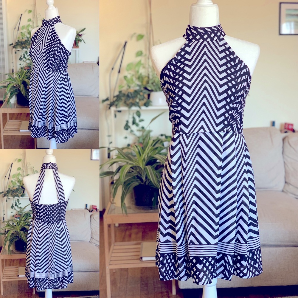 Classy and sexy halter dress